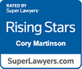 Rated By Super Lawyers Rising Stars Cory Martinson | SuperLawyers.com