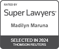 Rated by Super Lawyers Madilyn Maruna, Selected in 2024 Thomson Reuters