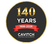 140 Years | 1886 - 2026 | Cavitch Familo & Durkin