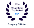 2026 | Chambers | Top Ranked | USA | Gregory O'Brien
