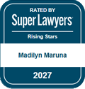 Rated by Super Lawyers, Rising Stars, Madilyn Maruna ,2027
